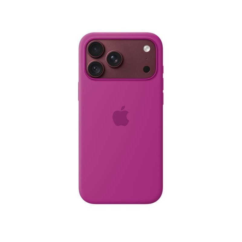 iPhone 18 Pro Max Silicone Case with MS - Magenta