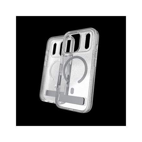 Case Milan Snap with Kickstand for Apple iPhone 18 Pro / 17 Pro - Glitter Silver