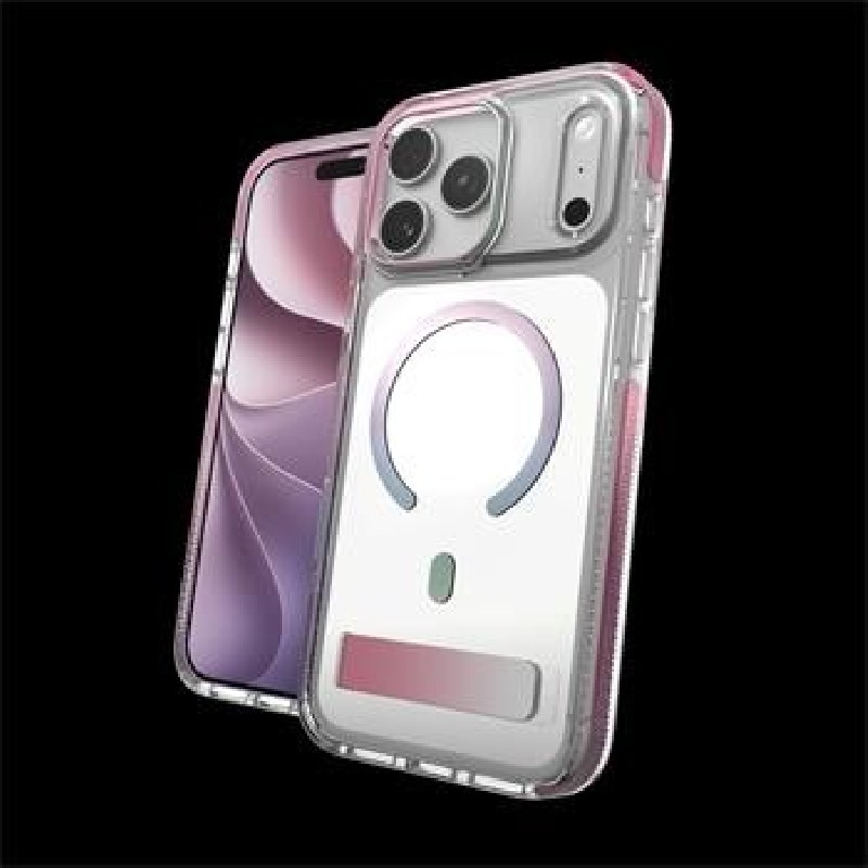 ZAGG Pouzdro Santa Cruz Snap KS s kovovým stojánkem a krytem tlačítka fotoaparátu pro Apple iPhone 17 Pro Max/18 Pro Max