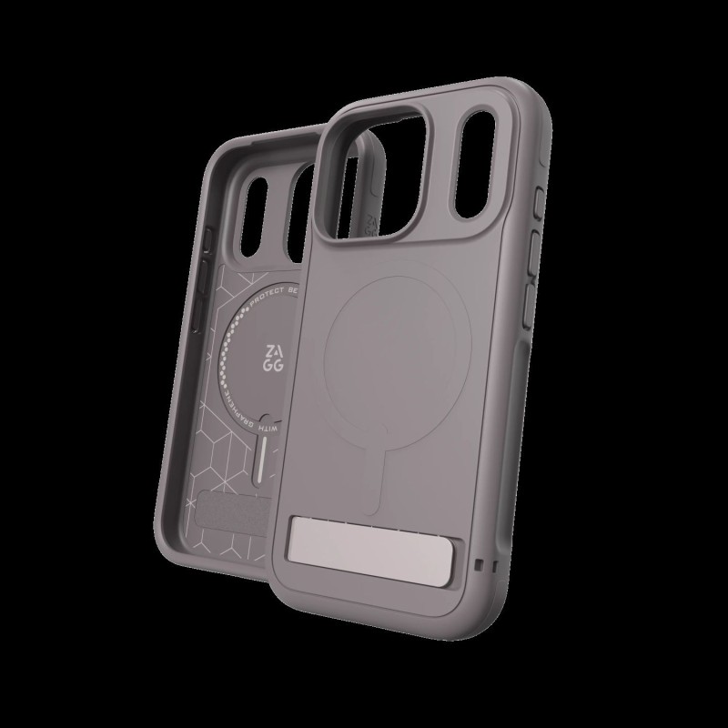 ZAGG Pouzdro Sedona Snap se stojánkem pro Apple iPhone 18 Pro Max / 17 Pro Max - Robust Gray