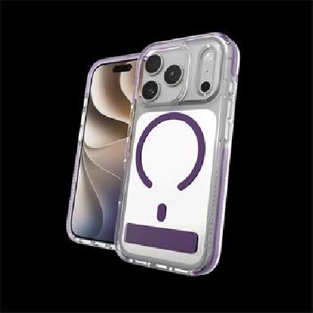 ZAGG Pouzdro Santa Cruz Snap se stojánkem a krytem tlačítka fotoaparátu Apple iPhone 18 Pro / 17 Pro - Fresh Purple