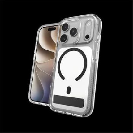 ZAGG Pouzdro Santa Cruz se stojánkem a krytem tlačítka fotoaparátu pro Apple iPhone 18 Pro / 17 Pro - černé