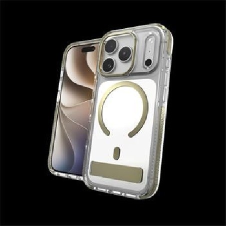 ZAGG Case Santa Cruz Snap Kickstand Metallic s Camera Button Apple iPhone 18 Pro / 17 Pro - Gold