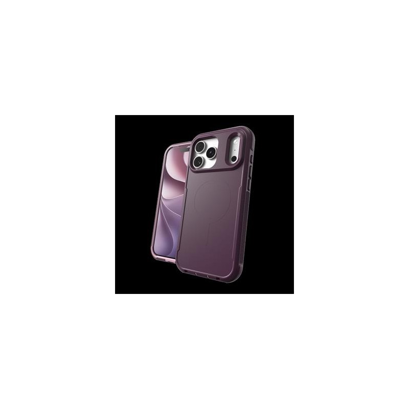 Case Teton Snap with Kickstand and Holster for Apple iPhone 18 Pro / 17 Pro - Aubergine