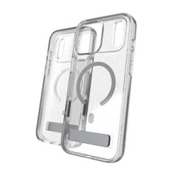 Case Milan Snap with Kickstand for Apple iPhone 18 Pro Max / 17 Pro Max - Glitter Silver