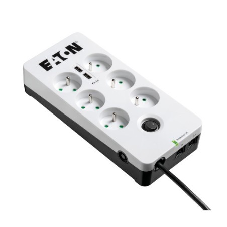 EATON Protection Box 6 USB Tel@ FR, přepěťová ochrana, 6 výstupů - poškozená krabice