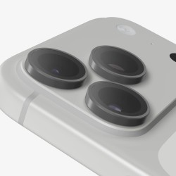 Glass Elite Anti-Reflective Camera Rings for Apple iPhone 18 Pro Max / 18 Pro - Silver