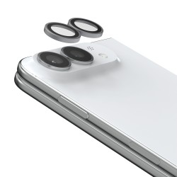 Glass Elite Anti-Reflective Camera Rings for Apple iPhone Duo - Silver