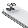 Glass Elite Anti-Reflective Camera Rings for Apple iPhone Duo - Silver