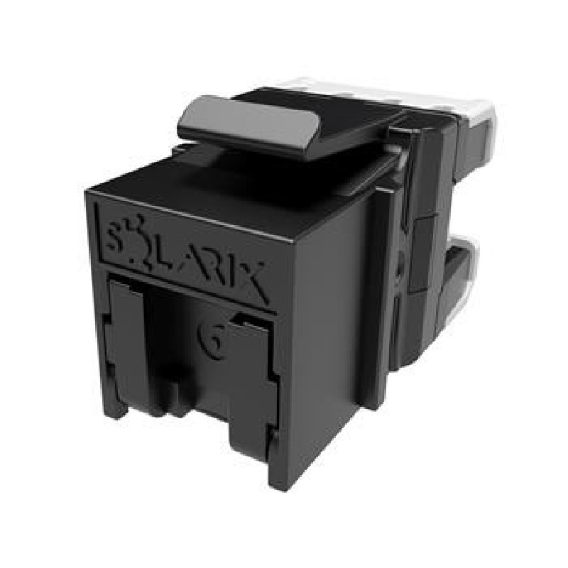 Solarix - MULTIPACK 24 ks - rychlozařezávací keystone CAT6 UTP SXKJ-6-UTP-BK-NA