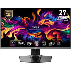MSI LCD MPG 271QRX QD-OLED, 26.5", 2560x1440, QD-OLED, 0,03ms, VESA 100x100, Black