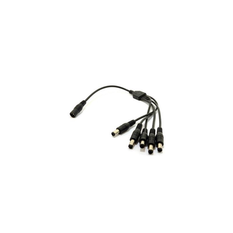 Rozbočovač napájení 1 samice - 5 samců (DC cable splitter)