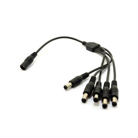 Rozbočovač napájení 1 samice - 5 samců (DC cable splitter)