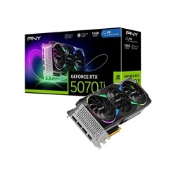 PNY VGA Nvidia GeForce RTX 5070 Ti 16GB ARGB OC Triple Fan, RTX 5070 Ti OC, 16GB GDDR7, 3x DP, 1x HDMI