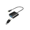 WG Adaptér Micro HDMI (male) to VGA (female D-Sub DE-15)