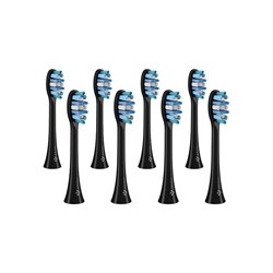 TrueLife SonicBrush Clean-series heads Whiten black 8 pack