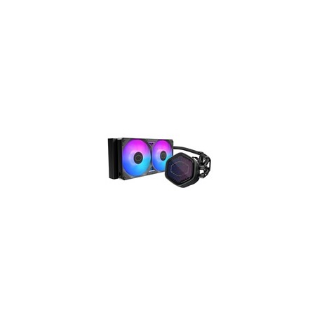 Cooler Master vodní chladič MasterLiquid Atmos II Pixel LED, 2x120mm, LGA1851, AM5, černá