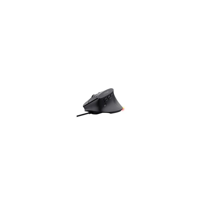 TRUST Myš GXT 145 Rexxa, Drátová USB, RGB, černá