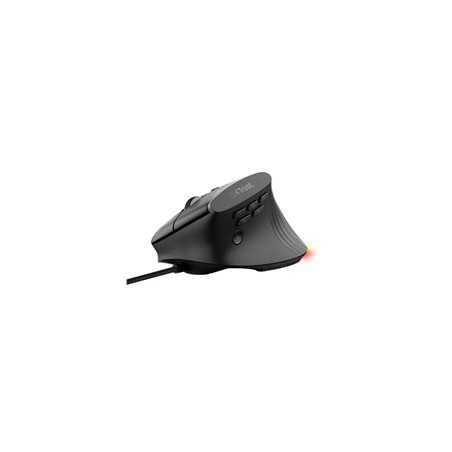 TRUST Myš GXT 145 Rexxa, Drátová USB, RGB, černá