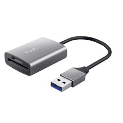 TRUST čtečka paměťových karet DALYX Fast, externí, USB 3.2, 8cm