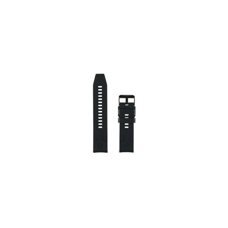 Garett univerzální řemínek 22 mm, černý silikonový