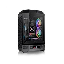THERMALTAKE Case The Tower 300, mATX, Průhledná bočnice, 2x 140mm Fan, černá