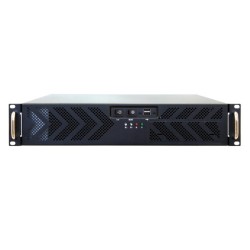 CHIEFTEC skříň Rackmount 2U ATX, UNC-210T-B-U3, 400W, Black, USB 3.0