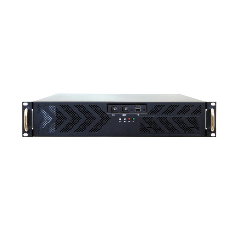 CHIEFTEC skříň Rackmount 2U ATX, UNC-210T-B-U3, 400W, Black, USB 3.0