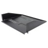 XtendLan 19" předsunutá police s perforací 2U/400mm, nosnost 25kg, černá