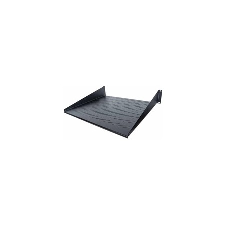 Intellinet police do racku 19", Fixed Shelf, 2U, 400mm depth, Front mounting, max load 25kg, Black