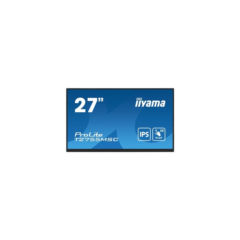 27" iiyama T2755MSC-B1:IPS,FHD,PCAP,Webcam