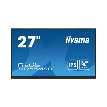 27" iiyama T2755MSC-B1:IPS,FHD,PCAP,Webcam