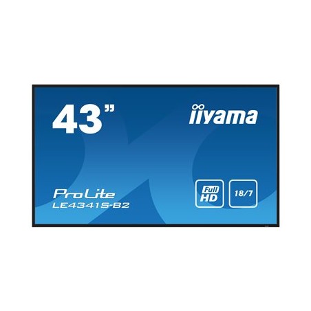 43" iiyama LE4341S-B2: IPS,FHD,3xHDMI,LAN,USB