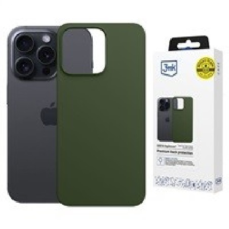 3mk ochranný kryt HARDY MagSilicone pro Apple iPhone 13 Pro Max Alpine Green