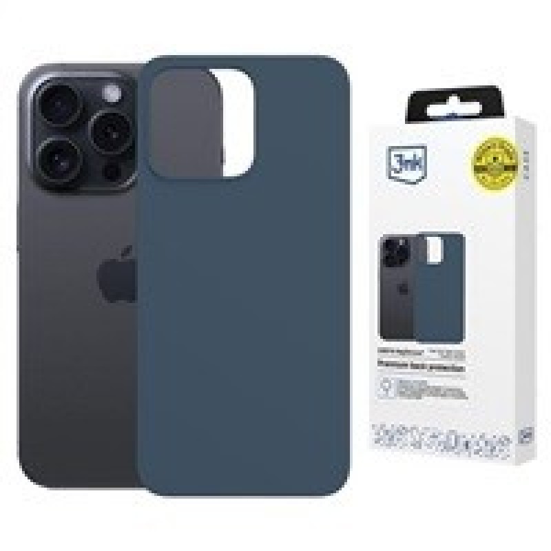 3mk ochranný kryt HARDY MagSilicone pro Apple iPhone 15 Pro Royal Blue