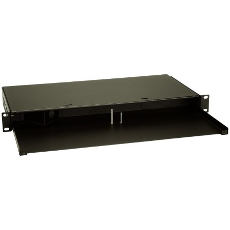 Vana optic.19" 1U BK s výsuvným šuplíkem bez čela