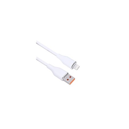 Solight lightning kabel, USB 2.0 A konektor - Lightning konektor, silikon, 1m
