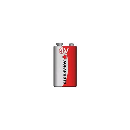 AgfaPhoto zinková baterie 9V, shrink 1ks