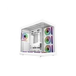 Cooler Master case Elite 600, ATX, Průhledná bočnice, 7x 120mm ARGB Fan, Bílá