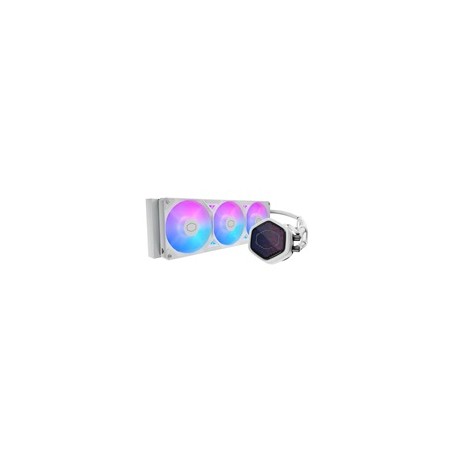 Cooler Master vodní chladič MasterLiquid Atmos II Pixel LED, 3x120mm, LGA1851, AM5, bílá