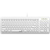 GENIUS klávesnice Slimstar Q200 White/ Drátová/ USB/ bílá/ retro design/ CZ+SK layout