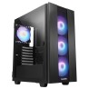 CHIEFTEC skříň HUNTER 2, ATX, 1x USB-C, 1x USB 3.1, 4x 120mm ARGB Fan, ARGB Hub, černá