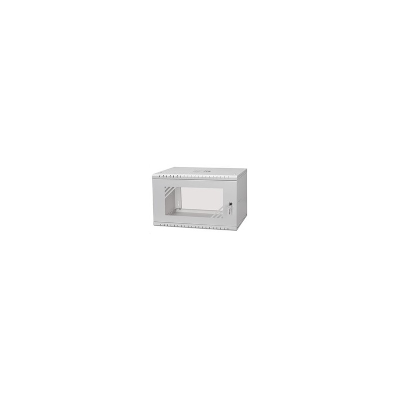 LEXI-Net 19" nástěnný rozvaděč Basic 6U 520x350 - rozložený