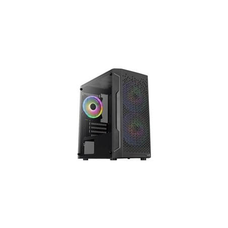 AEROCOOL skříň MC G Trinity, Micro tower, 1x USB 3.0, 1x USB 2.0, 2x audio, bez zdroje