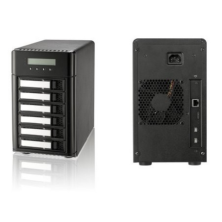 Areca Desktop RAID, 6x 6Gb/s SAS HDD's, 2x 20Gb/s Thunderbolt 2, 1x USB3.0, 180W