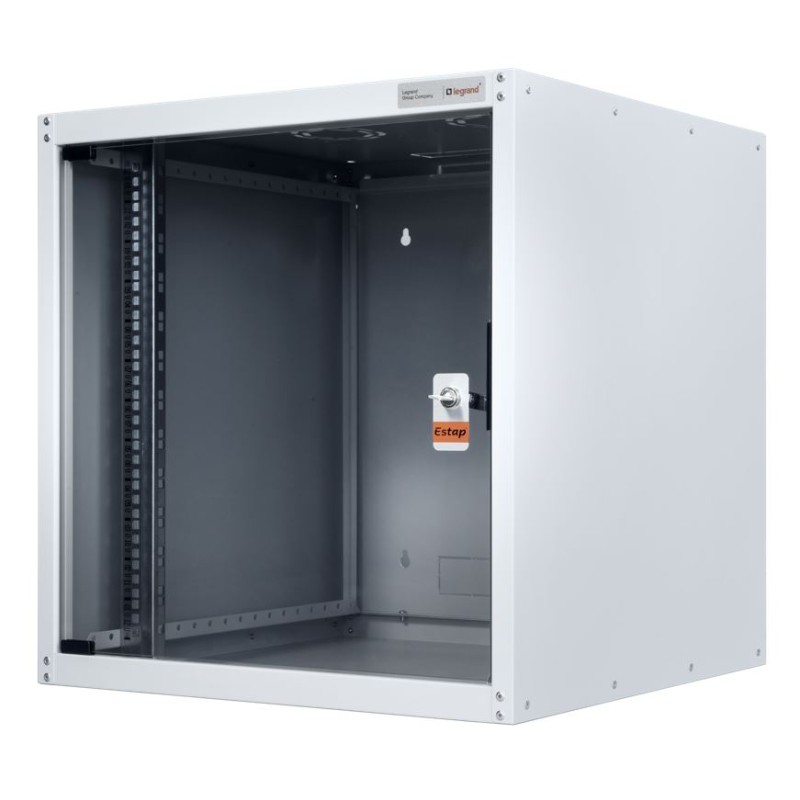 Legrand EvoLine 19" nástěnný datový rozvaděč 16U, 600x600mm, 65kg, skleněné dveře