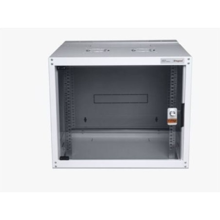 Legrand EvoLine 19" nástěnný datový rozvaděč 16U, 600x450mm, 65kg, skleněné dveře