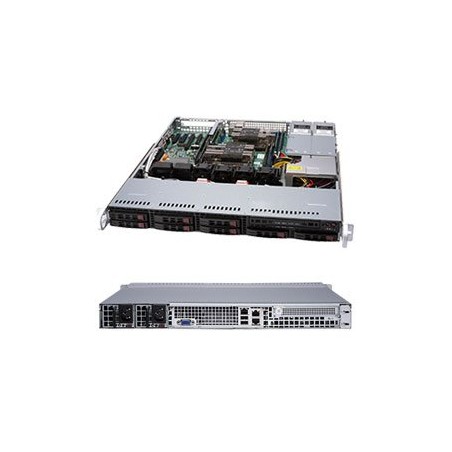 SUPERMICRO 1U server 2x LGA3647, iC621, 8x DDR4 ECC R, 8x SATA3 HS (2,5"), M.2, 600W, 2x1GbE, IPMI