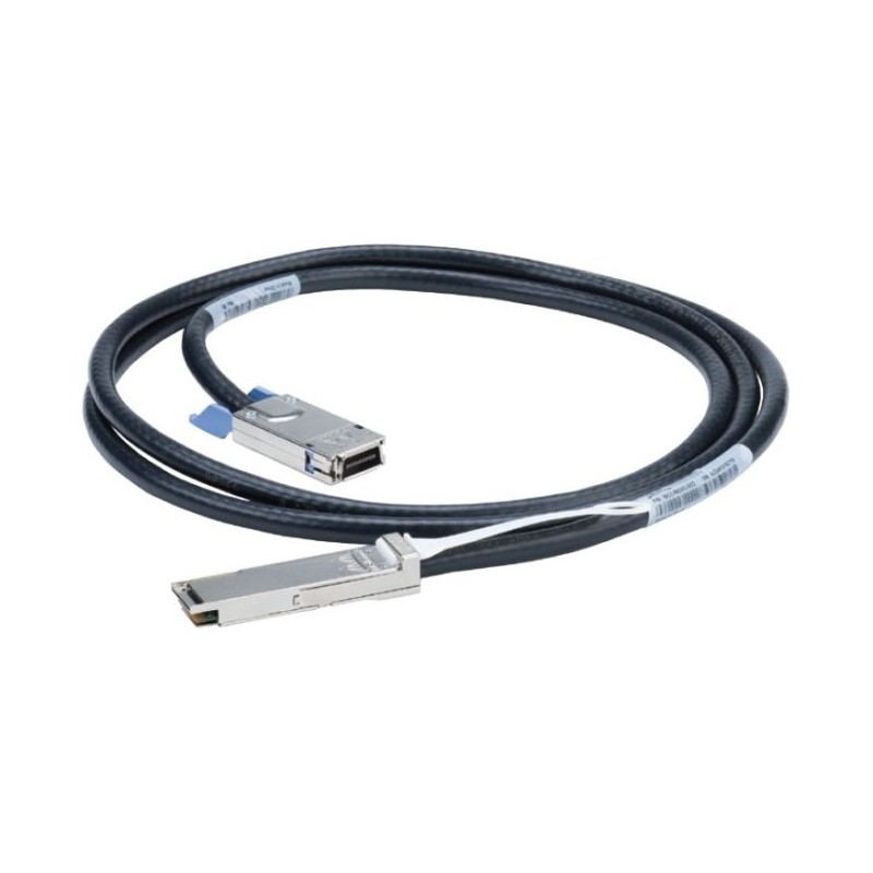 Nvidia Mellanox passive copper hybrid cable, ETH 10GbE, 10Gb/s, QSFP to SFP+, 5m