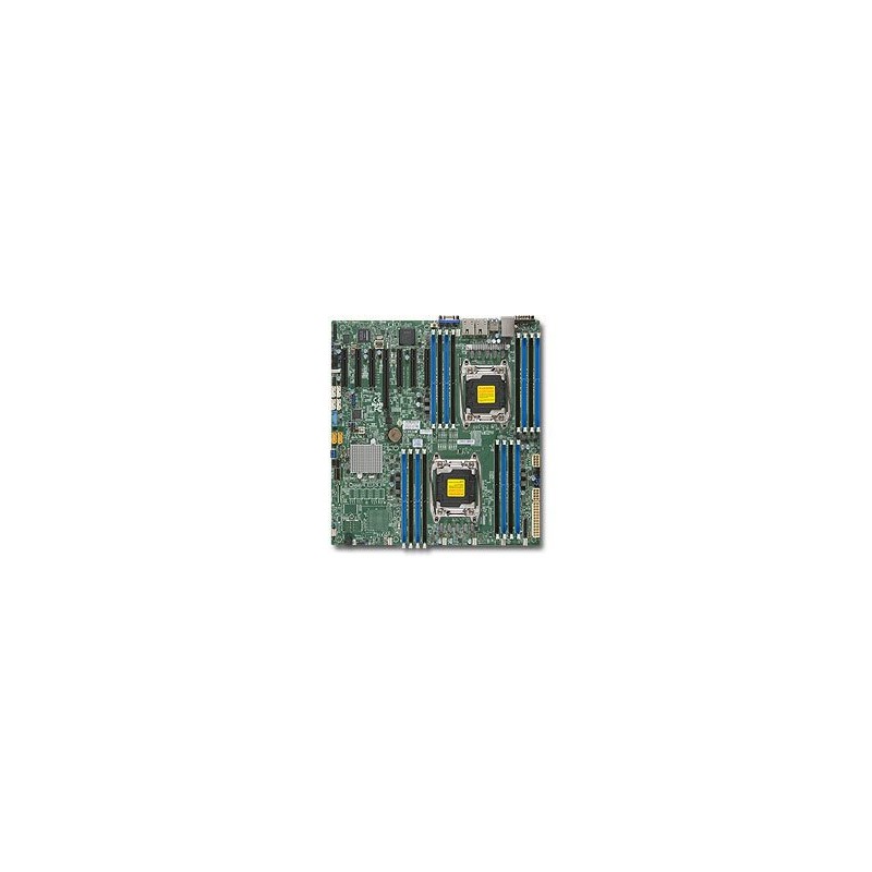 SUPERMICRO MB 2xLGA2011-3, iC612 16x DDR4 ECC R,10xSATA3 (PCI-E 3.0/2,4,1(x16,x8,x4),2x 10GbE LAN,IPMI